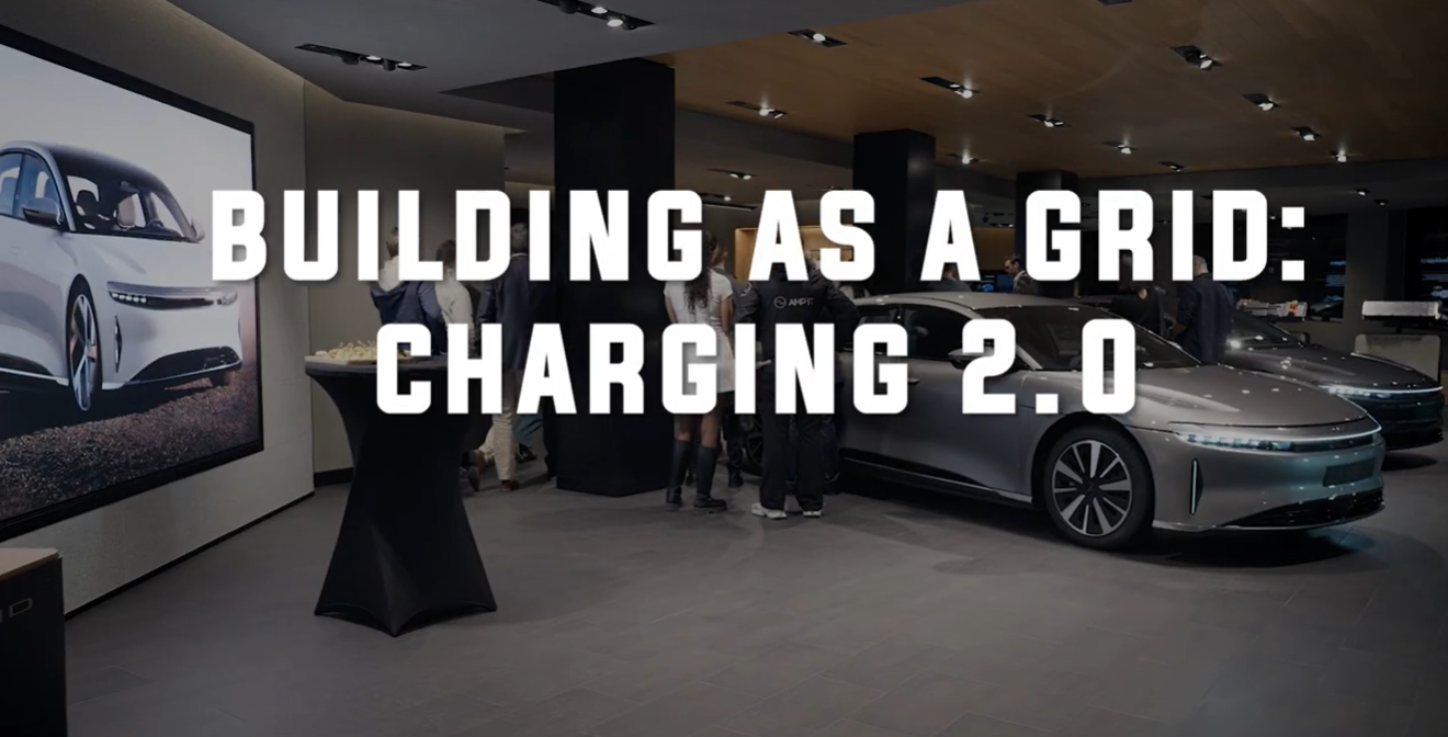 Building as a Grid : Charging 2.0 — AMP IT lance un projet pilote pour repenser la recharge de véhicules électriques
