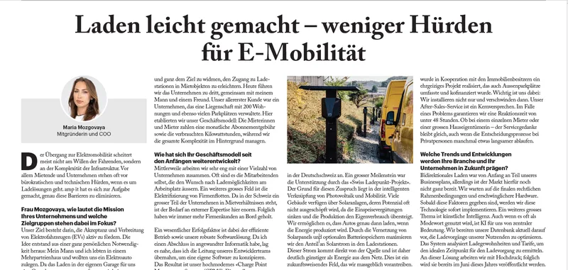 Laden leicht gemacht – weniger Hürden für E-Mobilität